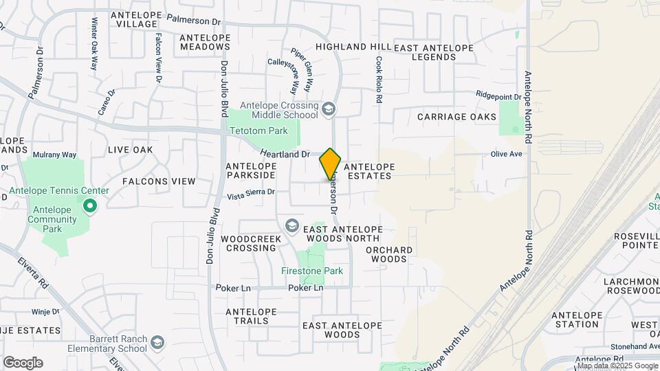 9308 Palmerson Dr Map and Location Details
