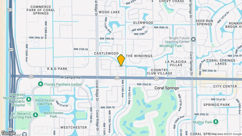 11427 NW 35th St Map and Location Details