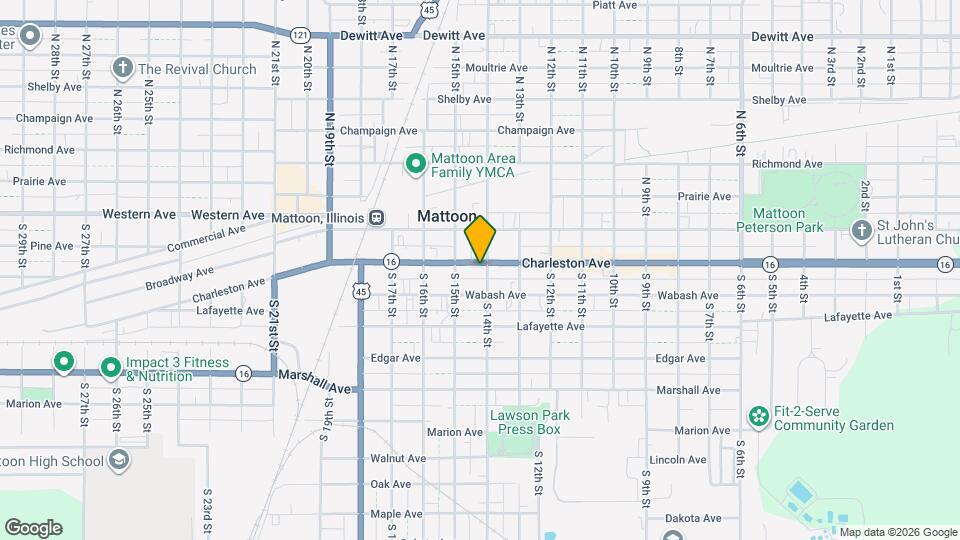 1403 Charleston Ave Map and Location Details