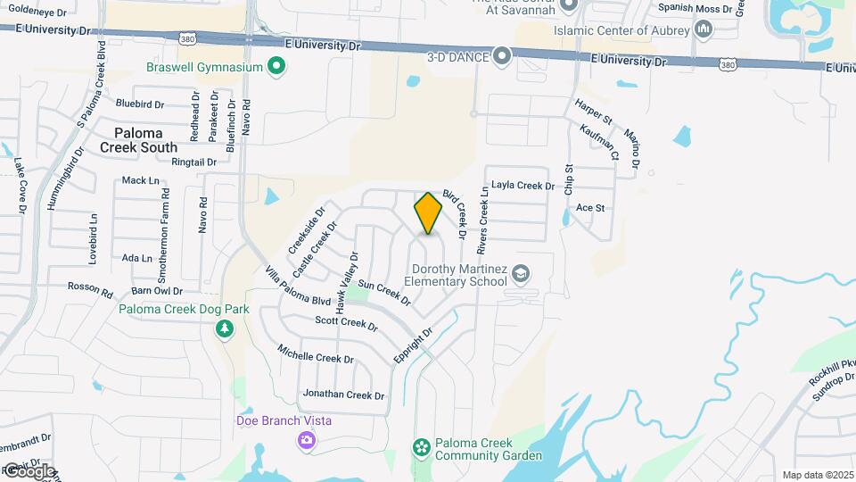 2709 Castle Creek Dr Map and Location Details