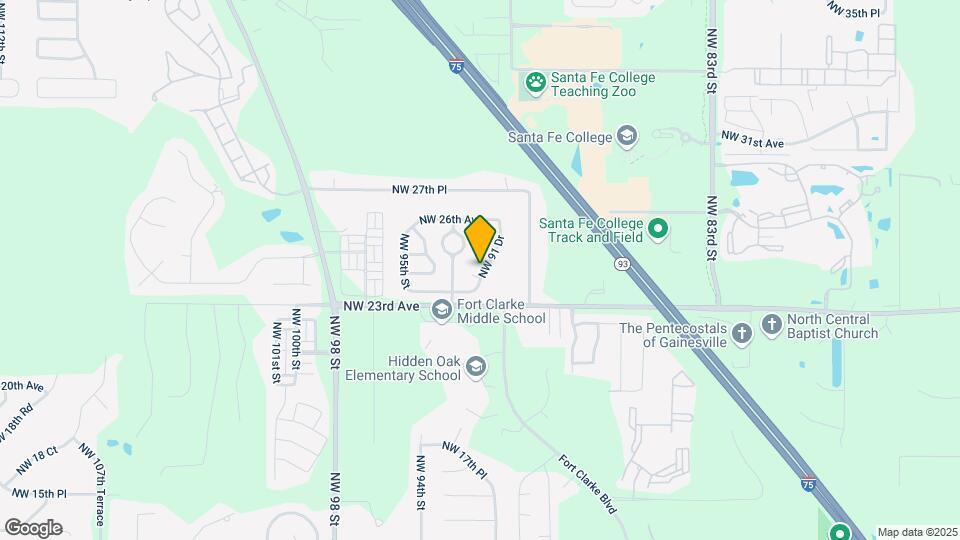 9206 NW 23rd Ln Map and Location Details