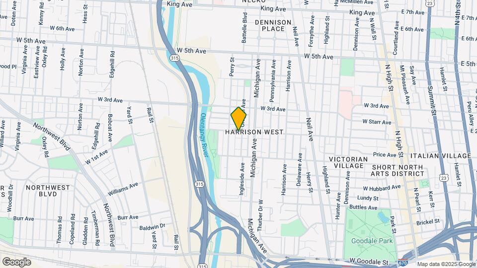 505 W 2nd Ave, Unit 0 Map and Location Details