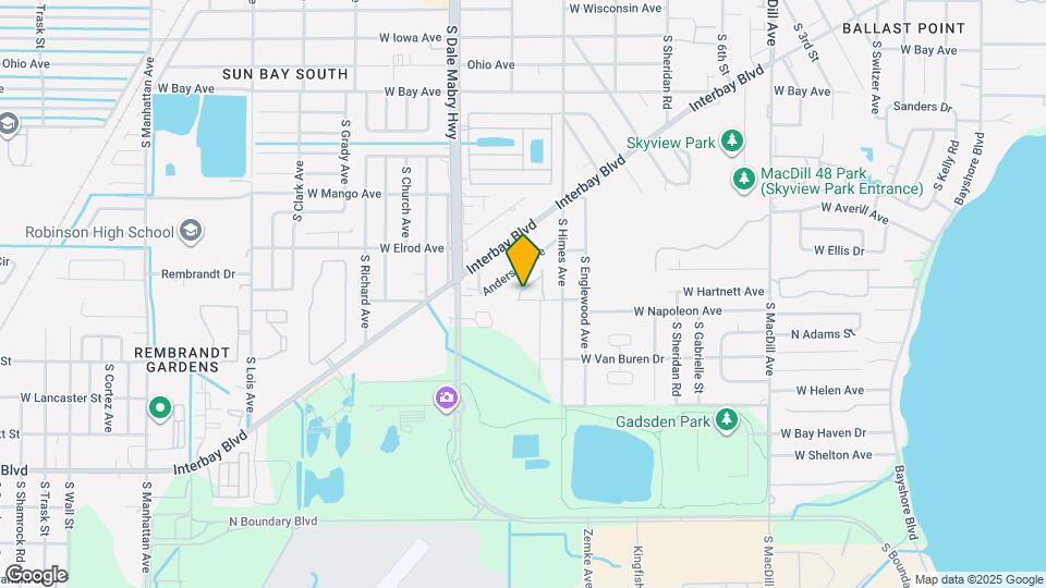 3633 W Everett Ave Map and Location Details