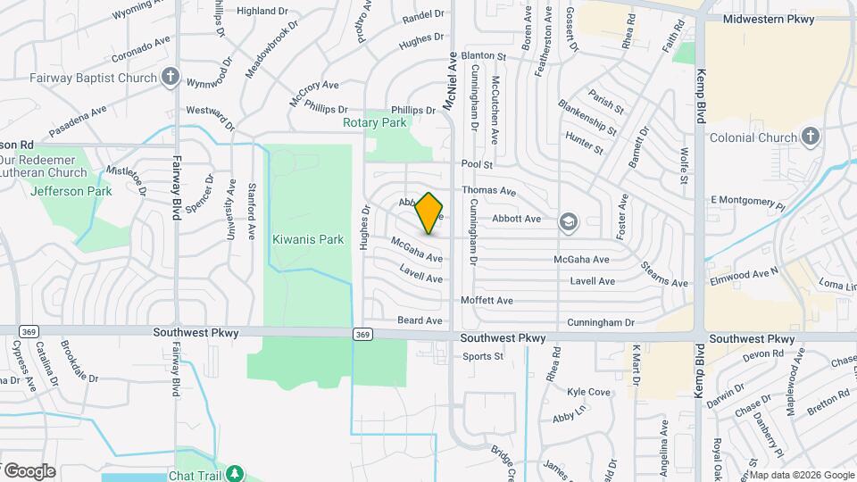 4107 Stearns Ave Map and Location Details