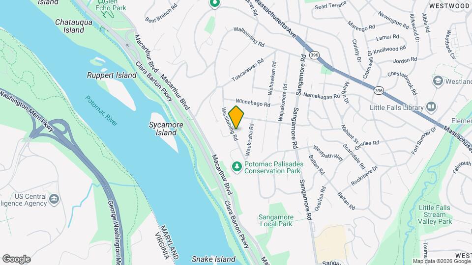 5121 Wissioming Rd Map and Location Details