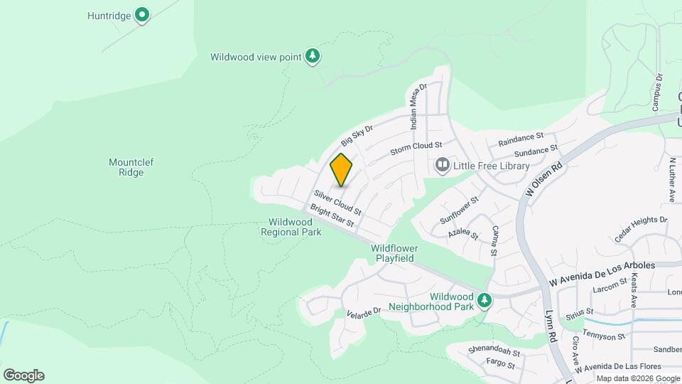 3077 Saddleback Ct Map and Location Details