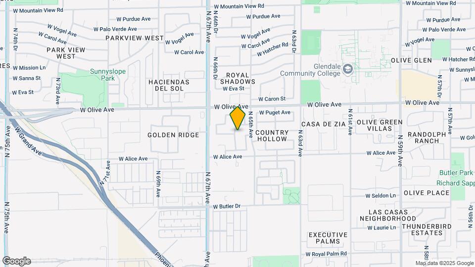 8853 N 66th Ave Map and Location Details