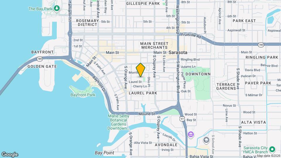 1685 Laurel St Map and Location Details