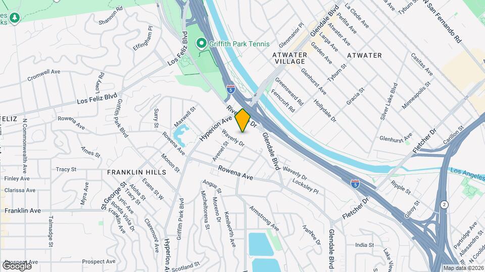 2965 Waverly Dr Map and Location Details