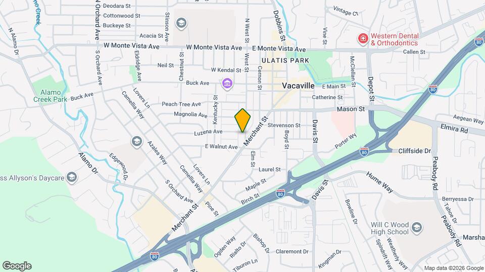 606 West St Mapa y Detalles de la Ubicación