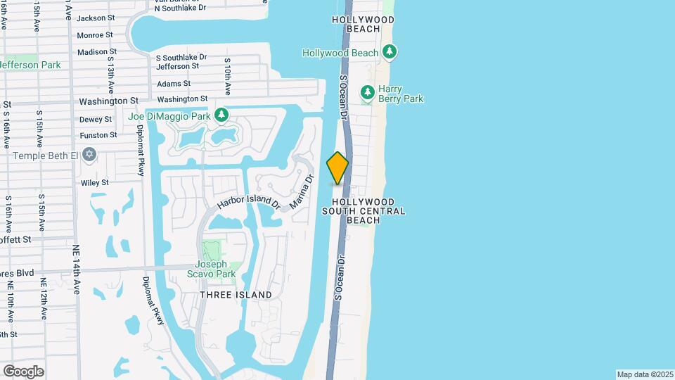 2600 S Ocean Dr Mapa y Detalles de la Ubicación