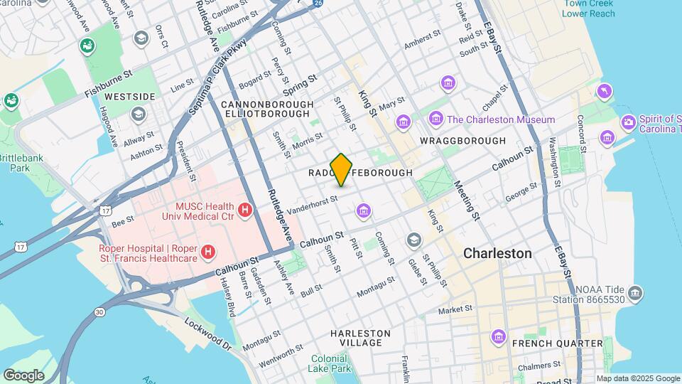 46 Vanderhorst St Map and Location Details