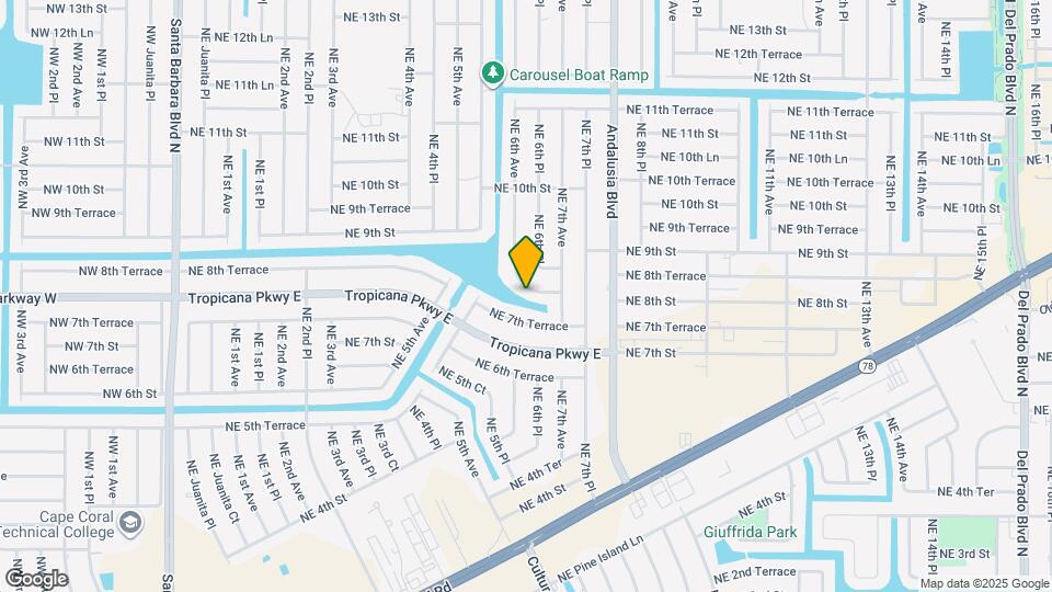 622 NE 8th St Map and Location Details