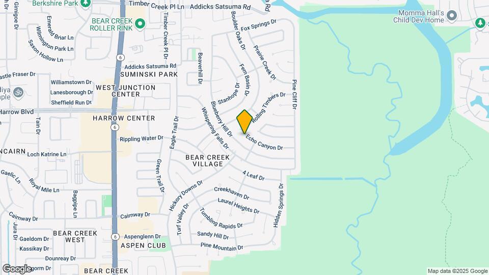 15819 Echo Canyon Dr Map and Location Details