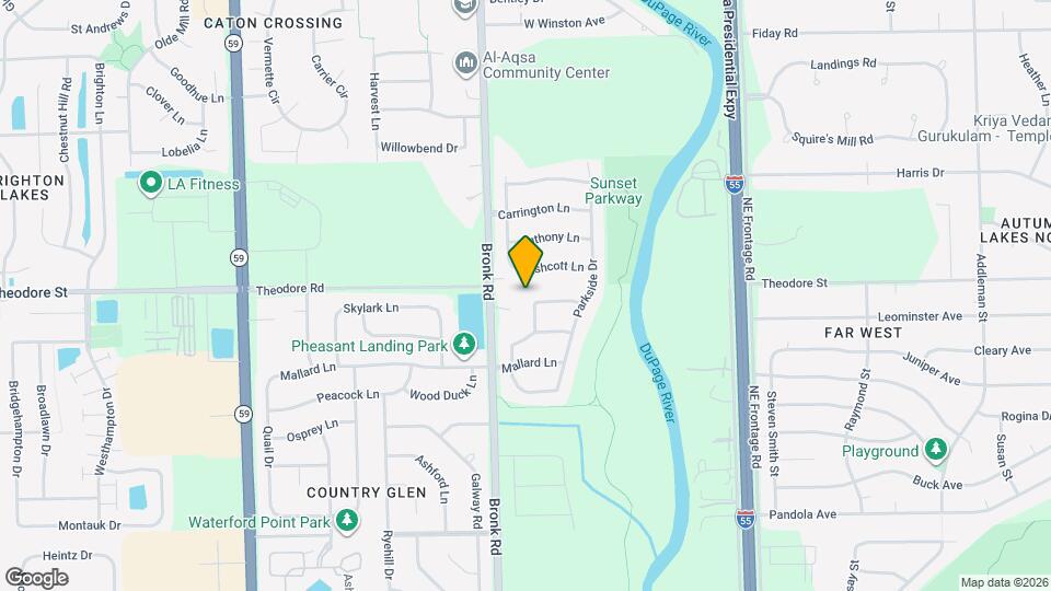 1515 Thornwood Ln Map and Location Details