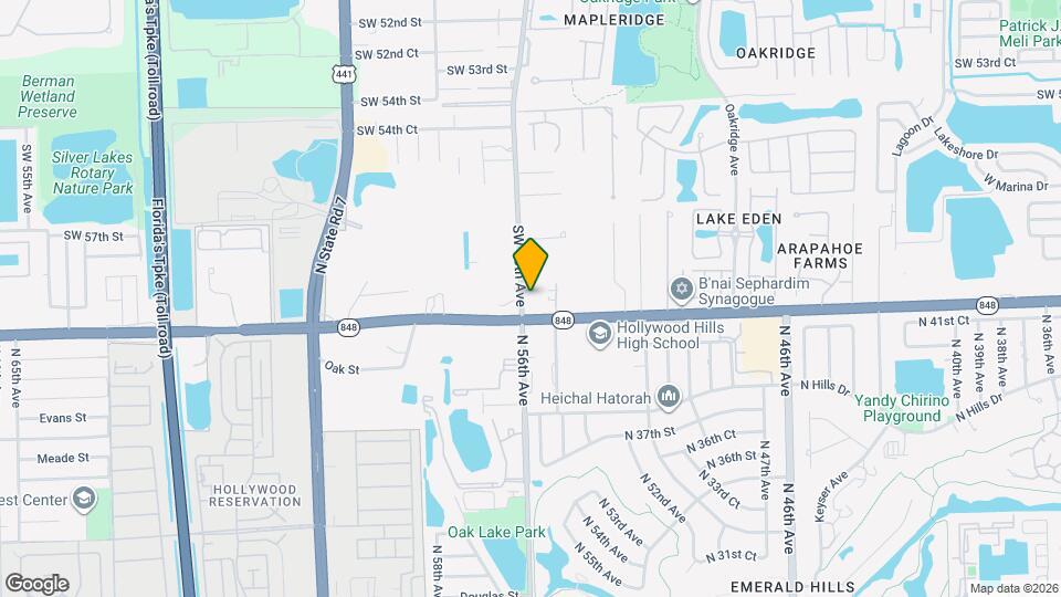 5980 SW 40th Ave Mapa y Detalles de la Ubicación