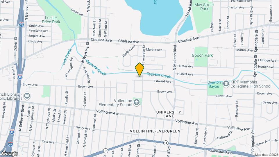 1698 Edward Ave Map and Location Details