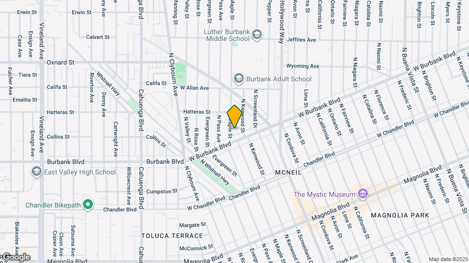 1418 N Maple St Map and Location Details