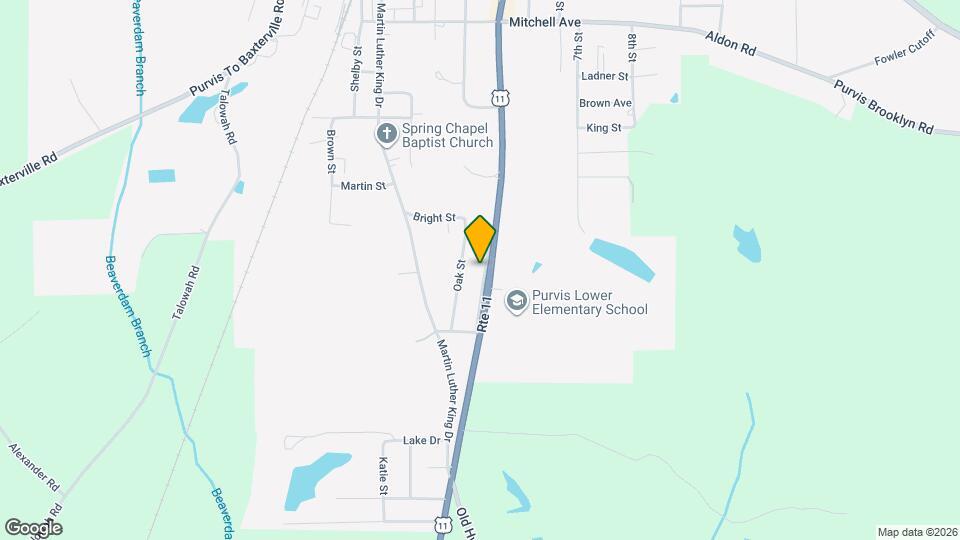 2950 Hillcrest Dr Map and Location Details