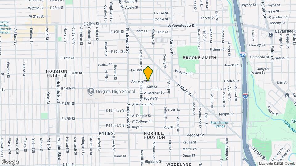 1020 Algregg St Map and Location Details