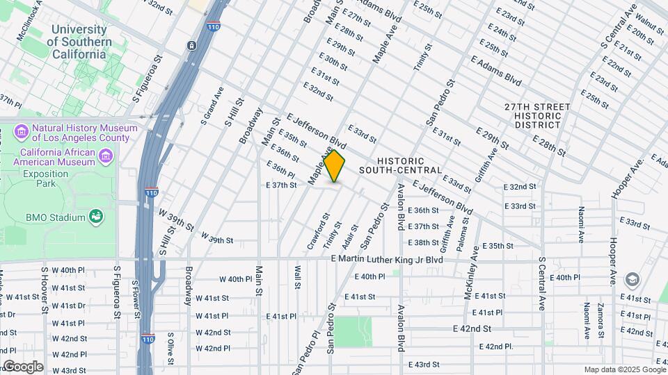 343 E 37th St Mapa y Detalles de la Ubicación