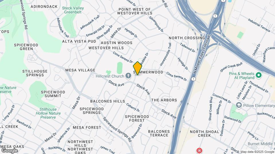 8301 Greenslope Dr Map and Location Details