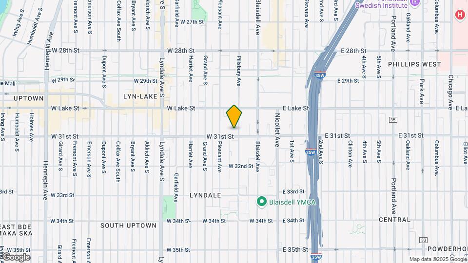 3042 Pillsbury Ave-Unit -1 Map and Location Details