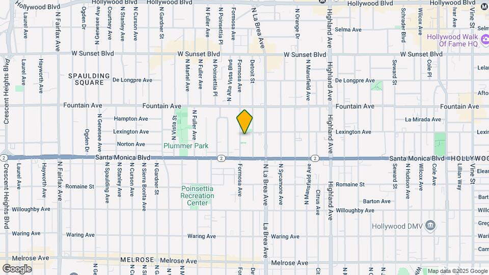 1148 N Formosa Ave Map and Location Details