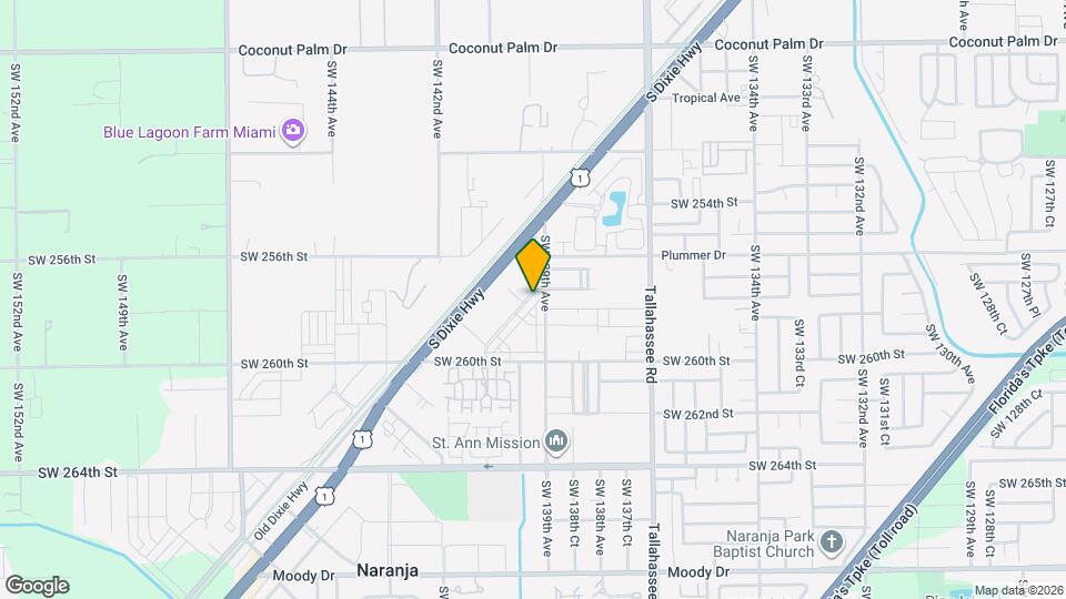 25784 SW 139th Path Mapa y Detalles de la Ubicación
