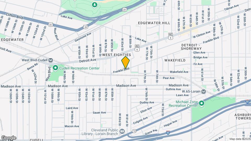 8205 Franklin Blvd Mapa y Detalles de la Ubicación