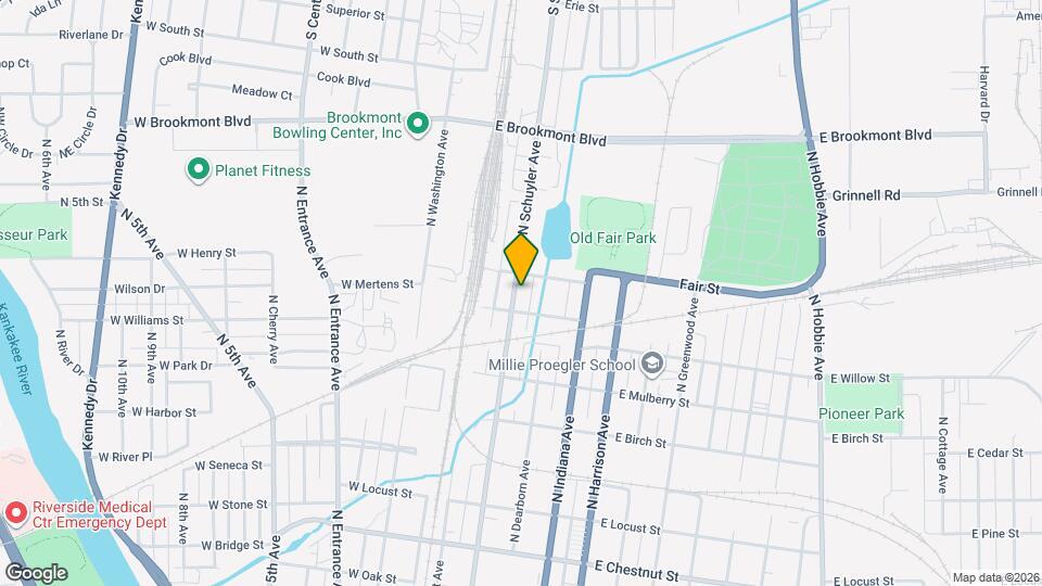 942 N Schuyler Ave Map and Location Details