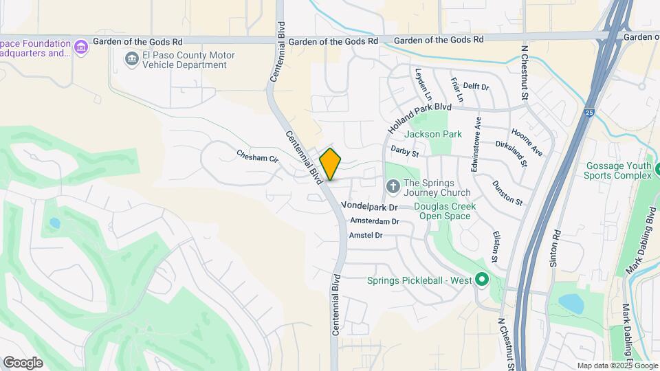 1125 Holli Springs Ln Map and Location Details