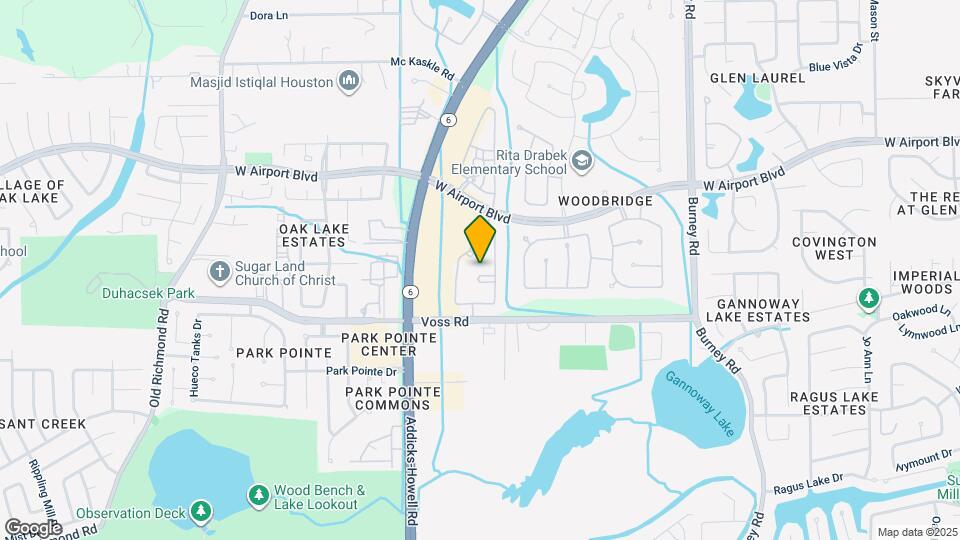 15015 W Airport Blvd Map and Location Details
