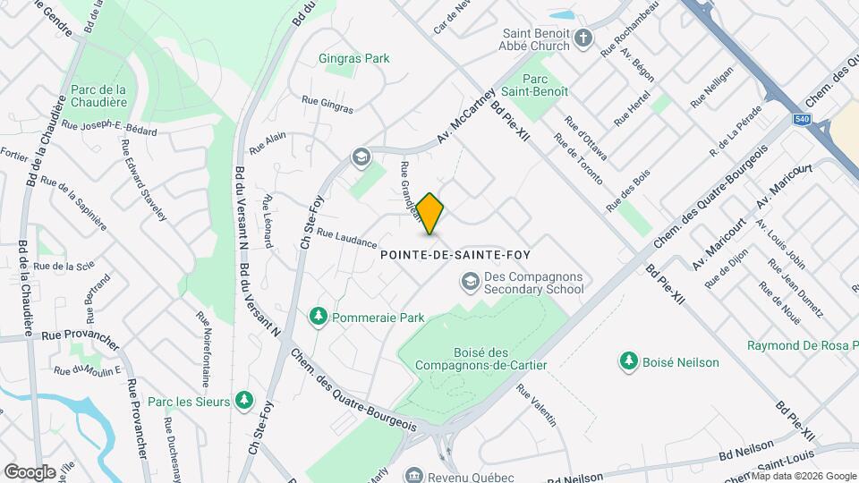 963 Grandjean Rue Map and Location Details