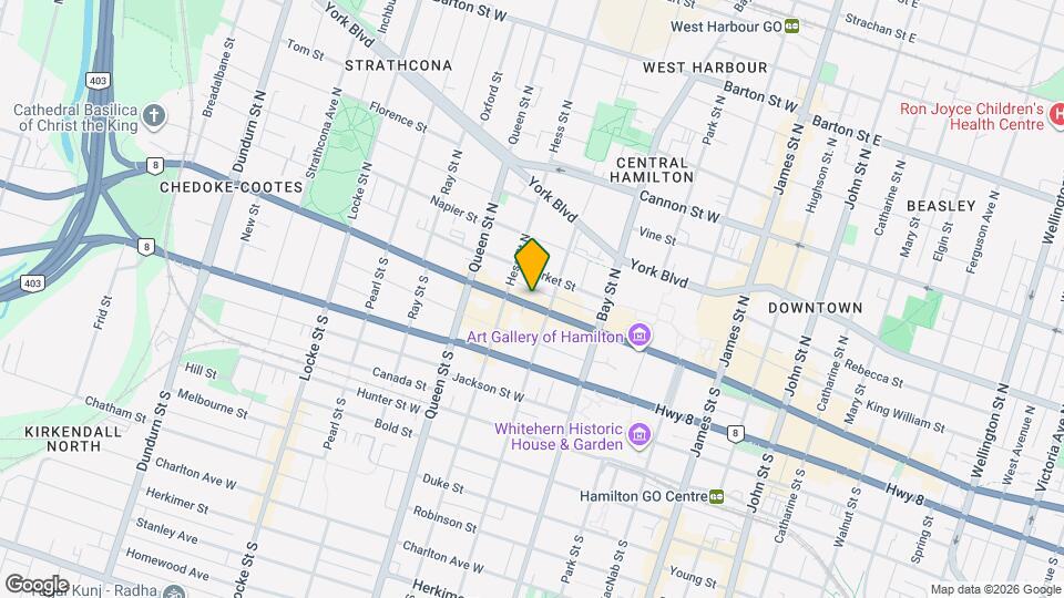 234 King St W Map and Location Details