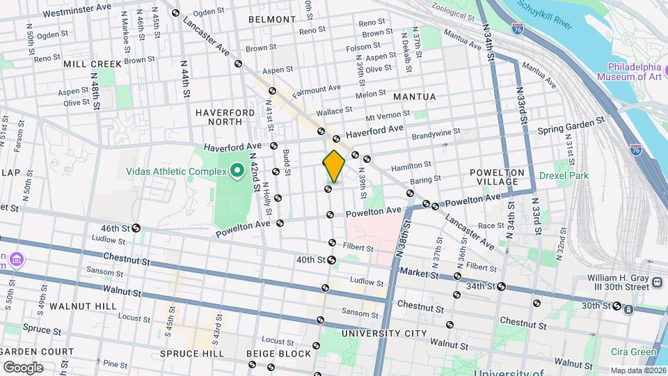401 N 40th St Mapa y Detalles de la Ubicación