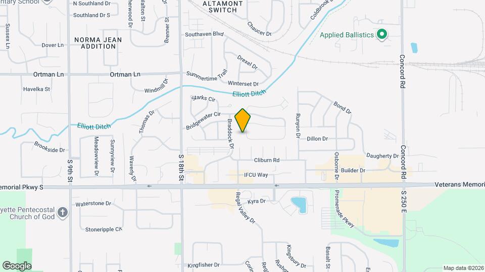2022 Bridgewater Cir, Unit B Map and Location Details