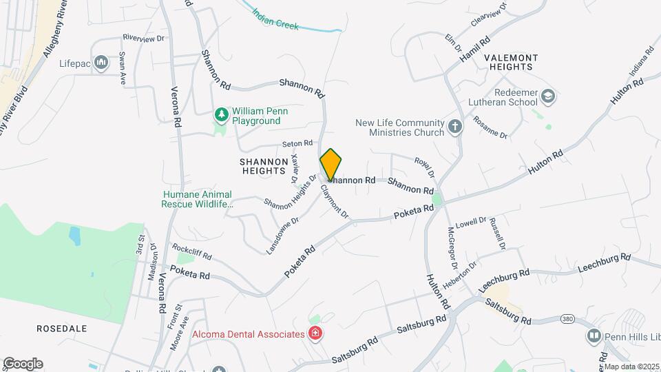 6949 Shannon Rd Map and Location Details