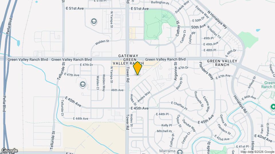 18568 E 47th Ave Map and Location Details