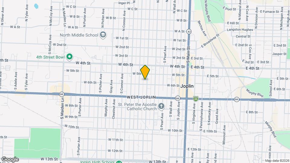 524 S Moffet Ave Mapa y Detalles de la Ubicación