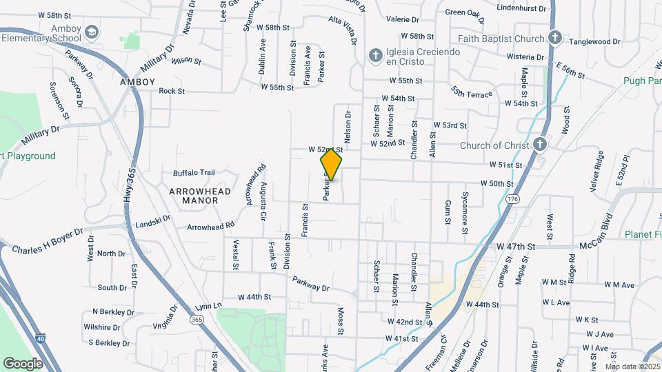 4918 Parker St Mapa y Detalles de la Ubicación
