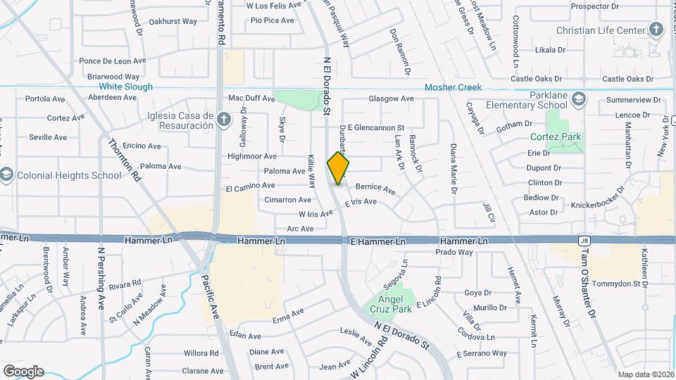 8054 N El Dorado St Map and Location Details