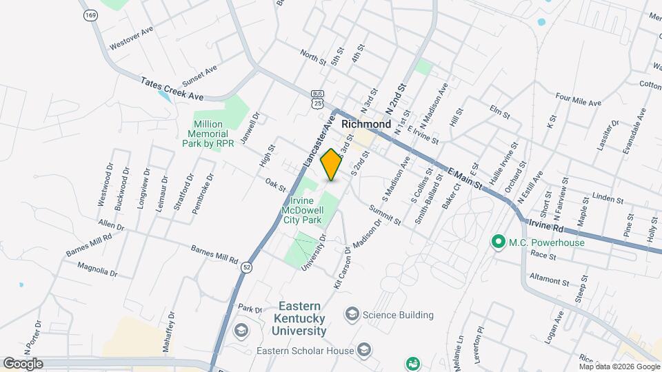 325 S 3rd St Map and Location Details