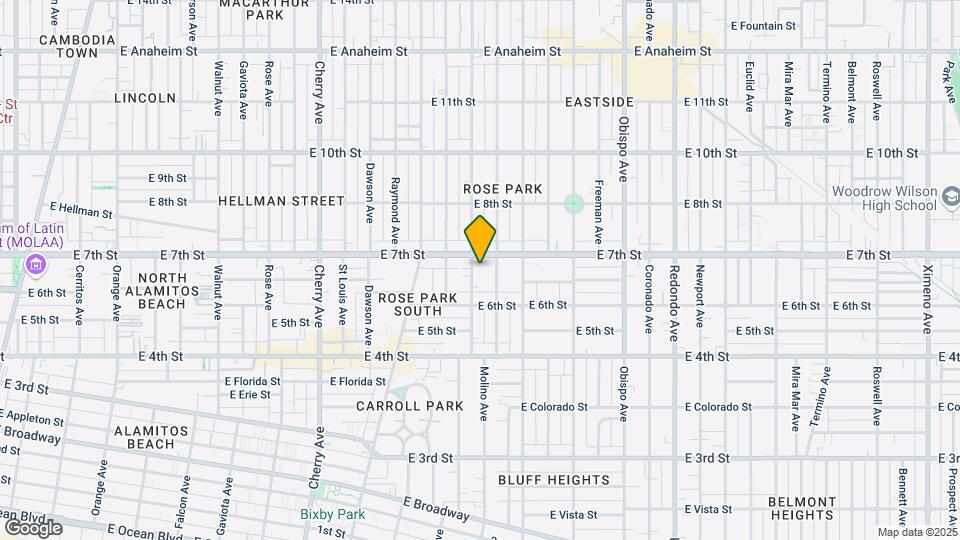 666 Molino Ave Map and Location Details