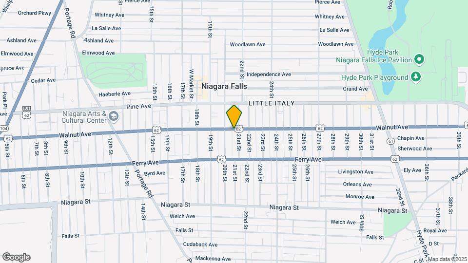 2019 Walnut Ave Map and Location Details