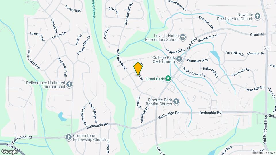 6925 Cainwood Dr Map and Location Details