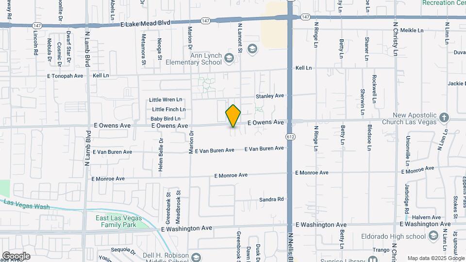 4879 E Owens Ave Mapa y Detalles de la Ubicación