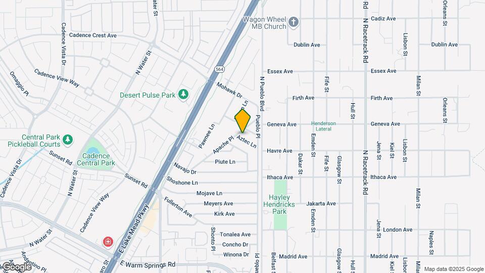 282 Aztec Ln Map and Location Details