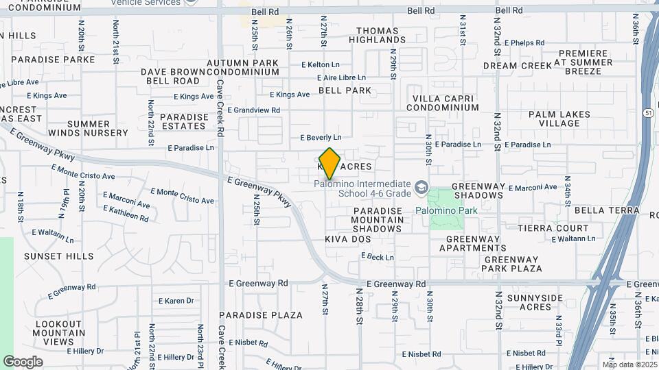 2702 E Marconi Ave Map and Location Details