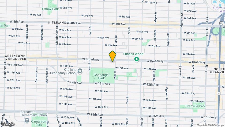 2324 W Broadway Map and Location Details